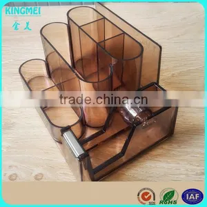 Mini Tabletop Square Clear Acrylic Fountain Pen Display Box thumbnail-2