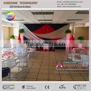 Wireless Led Lit up Decorative Wedding Banquet Table for Sale thumbnail-2