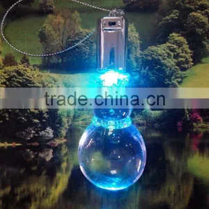 Acrylic Crystal LED 7colors Flashing Angel Snowman Santa Xmas Tree Hanging Ornaments thumbnail-5
