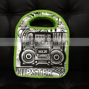 Animation Style DIY Schoolbag Graffiti Bag Children Hand Bag thumbnail-4