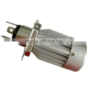 Motorcycle LED Light Bulbs and Light and Clear Three Jaw H4 Headlamps thumbnail-3