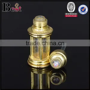 3ml Glass Bottle for Souvenir Special Design Luxury Glass Bottle for Souvenir With Metal Shell thumbnail-6