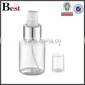 2017 Hot New Products Cosmetic Toner Fragrance Perfume Pet Plastic Cap Clear Aluminum 100ml Plastic Spray Bottle Personal Care thumbnail-2