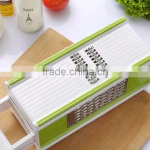 5 in 1 Hand-Held Vegetable Grater With Tray And Peeler,Slicer,Sharp Blade thumbnail-4