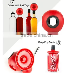 8-in-1 Multipurpose Kitchen Tool Super Can Bottle Opener thumbnail-4