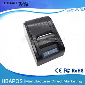 HBA-5890T Cheap Factory 58mm Portable Thermal Printer POS 58 Thermal Receipt Printer With Driver thumbnail-5