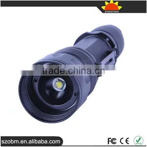 ZY-601A XM-L T6 3-Modes Zoom Adjustable Focus LED Flashlight Torch thumbnail-2