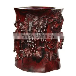 Wooden Carving Vase(harvest) thumbnail-1