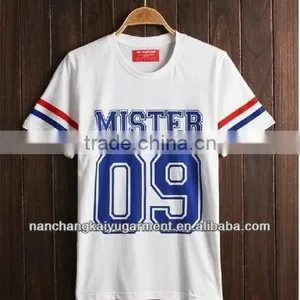 European and American Men's Sports Digital Printing O-Neck Baseball T-shirt thumbnail-1