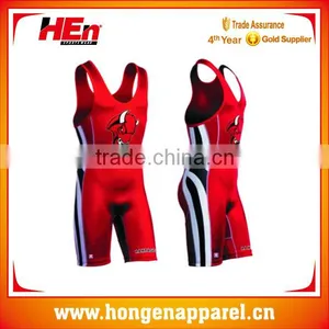 High Quality Wrestling Jersey Sublimation thumbnail-1