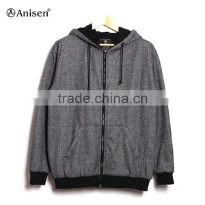 100%polyster Wholesale Outdoor Sweater Fleece Men Jacket thumbnail-1