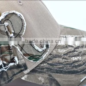 Washed Camouflage Cap,embroidered High Quality Cap thumbnail-2