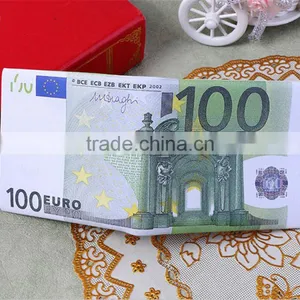 Wholesale Banknotes Shaped Dollar and Euro Funny Style Wallet thumbnail-2