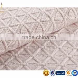 Pure Cable Knitted Cashmere Luxe Baby Blanket thumbnail-5