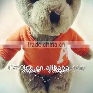 Wholesale Best Made of Plush Teddy Bear Toys With Sweater thumbnail-1