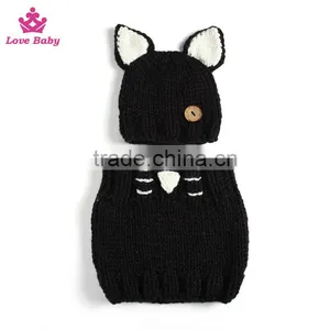 Hotsale Newborn Baby Crochet Knit Costume Baby Photo Props Backdrops LBP20160218-3 thumbnail-1
