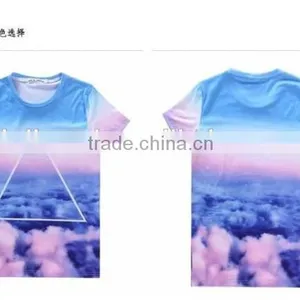 Hot Sales Good Qulaity Custom Men's 3d Printing T-shirt thumbnail-5