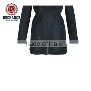 Womens Faux Fur Coat Long Down Coat With Fur thumbnail-6