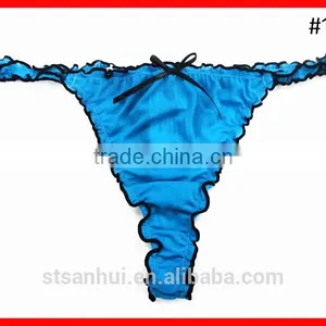 Sexy and Hot Culotte Pearl Finishing Lady Thongs thumbnail-1
