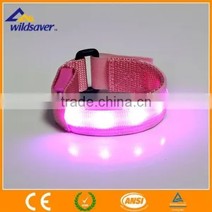 Nylon LED Light Wristbands Led Running Bracelets thumbnail-5