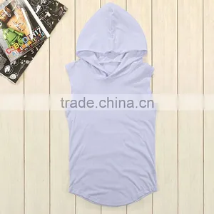Polyester & Cotton Men Athletic Tank, Different Size for Choice, Solid, More Colors for Choice, Sold By PC thumbnail-2
