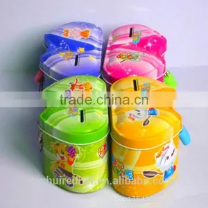 Redhill Personality Double Heart Shape Saving Cans,money Boxes,metal Can thumbnail-2