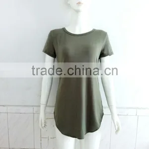 Ms Hot Style in Europe and the Round Collar Short Sleeve T-shirt Coat thumbnail-3