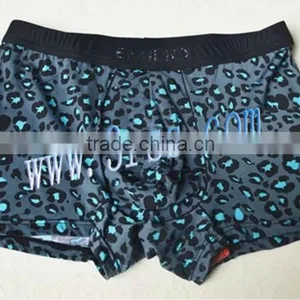 Screen Print Men Knit Underweare Male Nude Leather Boxer Underwear thumbnail-1