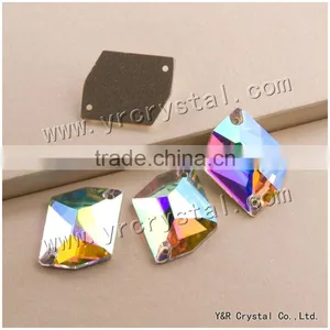 China Manufacturers Color AB Sew on Crystal Rhinestones for Wedding Dress thumbnail-4