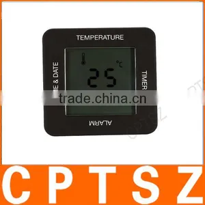 Multi-functional Digital 4 Sided Rotating Alarm Clock Timer Calendar Display Time Date Temperature thumbnail-3