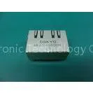 1 X 2 Port Lan 1000M 10 Pin RJ45 Connector With Internal Magnetics Tab-Down thumbnail-1