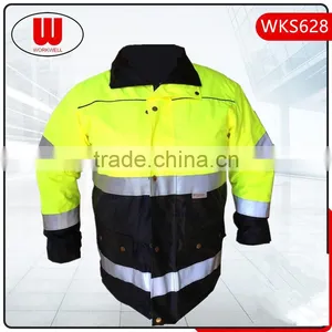 Two Tones Winter Custom Bomber Jackets thumbnail-1