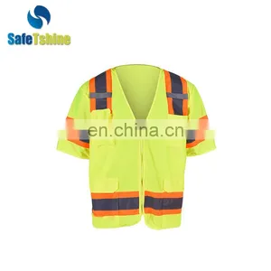 High Visibility New Design Cheap ANSI Safety Vest thumbnail-1