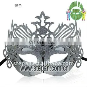 Gold Lace Mask, Gold Crown Mask For Kids/Adults TZ-B01 thumbnail-1