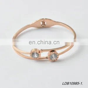 Spring Crystal Gold Cuff Bracelate thumbnail-2