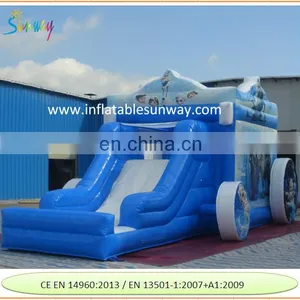 Frozen Free Fall Bouncy Castle,Pumpkin Coach Inflatable Castle thumbnail-1