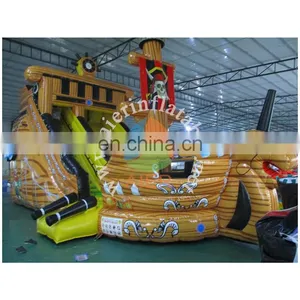2017 Aier New Design Inflatable Slide Giant Pirate Ship Inflatable Slide for Adult thumbnail-2