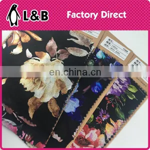 Fabric Polyester Wholesale Dress Georgette Digital Tropical Print Fabric thumbnail-3