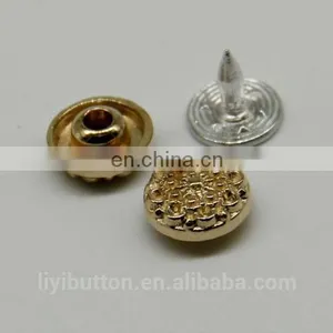 Wholesales Manufacturer Metal Coat Button, Removable Shank Metal Diamond Shaped Button for Jeans thumbnail-4