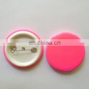 Fashion Round Shape Custom Made Reflective PVC Button Tin Badge thumbnail-5