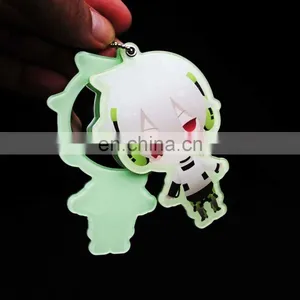 Printed Cartoon Mirror Acrylic Picture Keychain With Double Sides thumbnail-3
