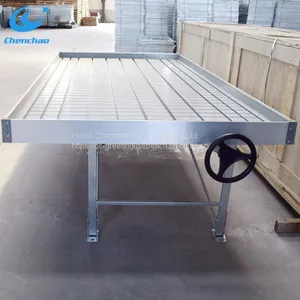 Greenhouse Plants Growing Rolling Bench Ebb and Flow Systems thumbnail-1