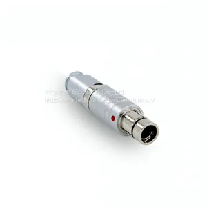 Push-pull 1F Series Metal Plug Connectors (IP68, 2pin/3pin/4pin/5pin/6pin/7pin/9pin Available) thumbnail-1