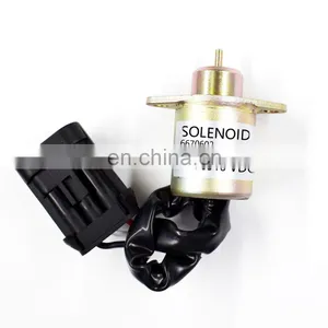 New 6670602 Fuel Shut Off Solenoid For Bobcat 463-553-S70-S100 thumbnail-1