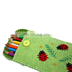 Customized and Featured Pencil Case Durable Planner Notebook Felt Cover thumbnail-2