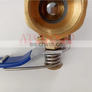 Low Price Brass Spring Close Ball Valve DN25 1inch thumbnail-4