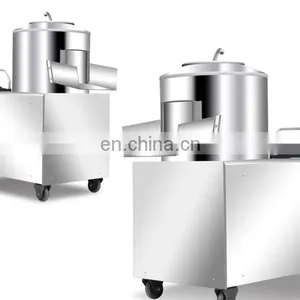 YQ-450 Factory Price Automatic Electrical Upgrade Red Sand Washing Peeling and Cutting Potatoes Machine for Sale thumbnail-3
