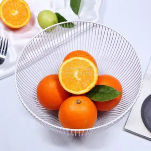 Most Popular Furnishing Metal Wire Storage Basket Fruit Basket thumbnail-1
