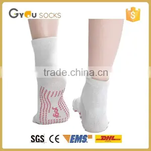 Men's/Women's Unisex Green Grippers/Trampoline Crew Yoga Toesocks 5 Five Fingers Socks thumbnail-1