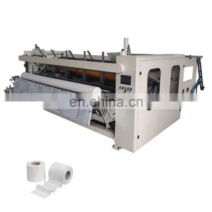 Automatic 2 Plys Toilet Paper Roll Making Machine thumbnail-1